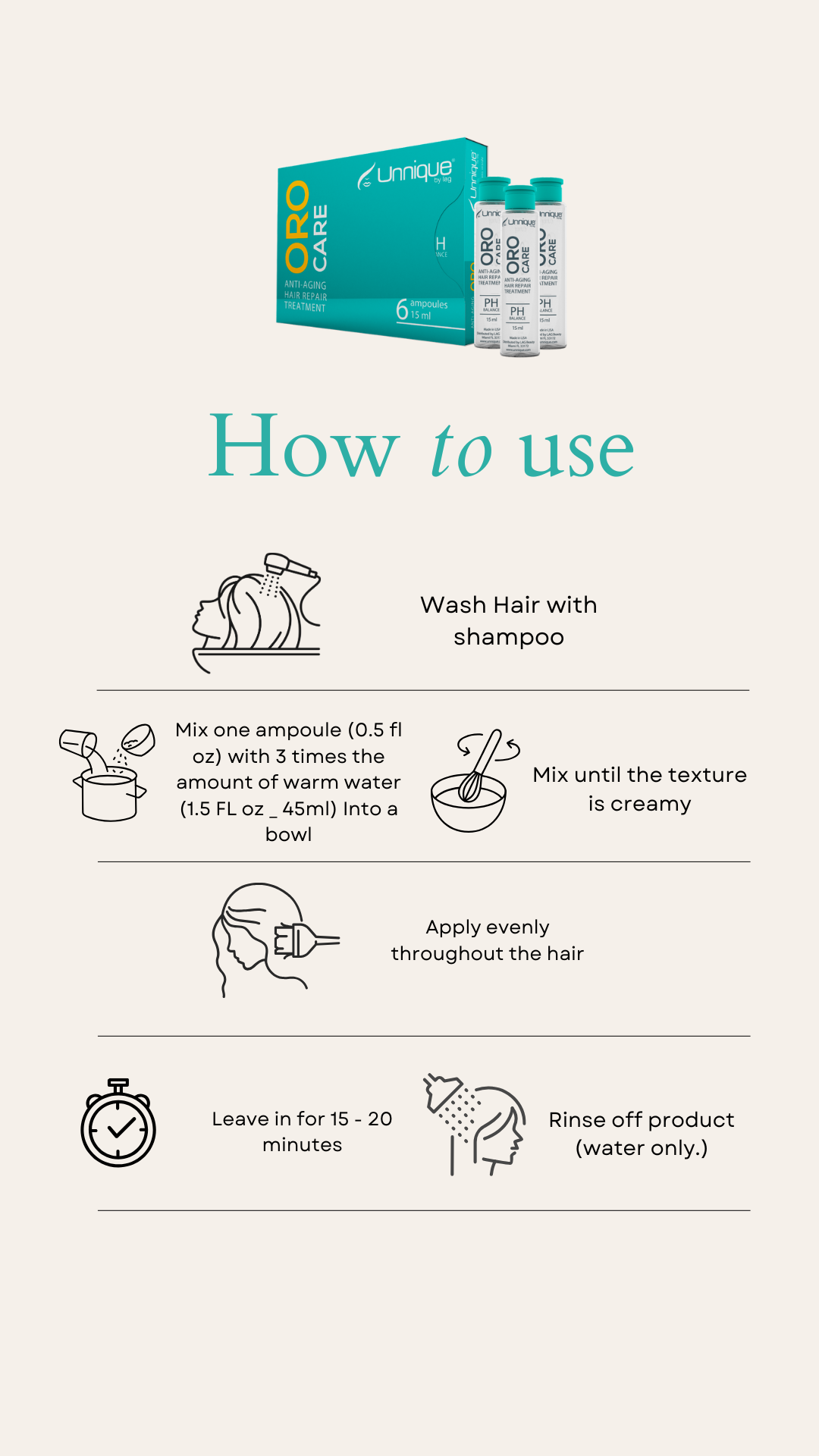 Oro Care Box 6 ampoules–15ml/each