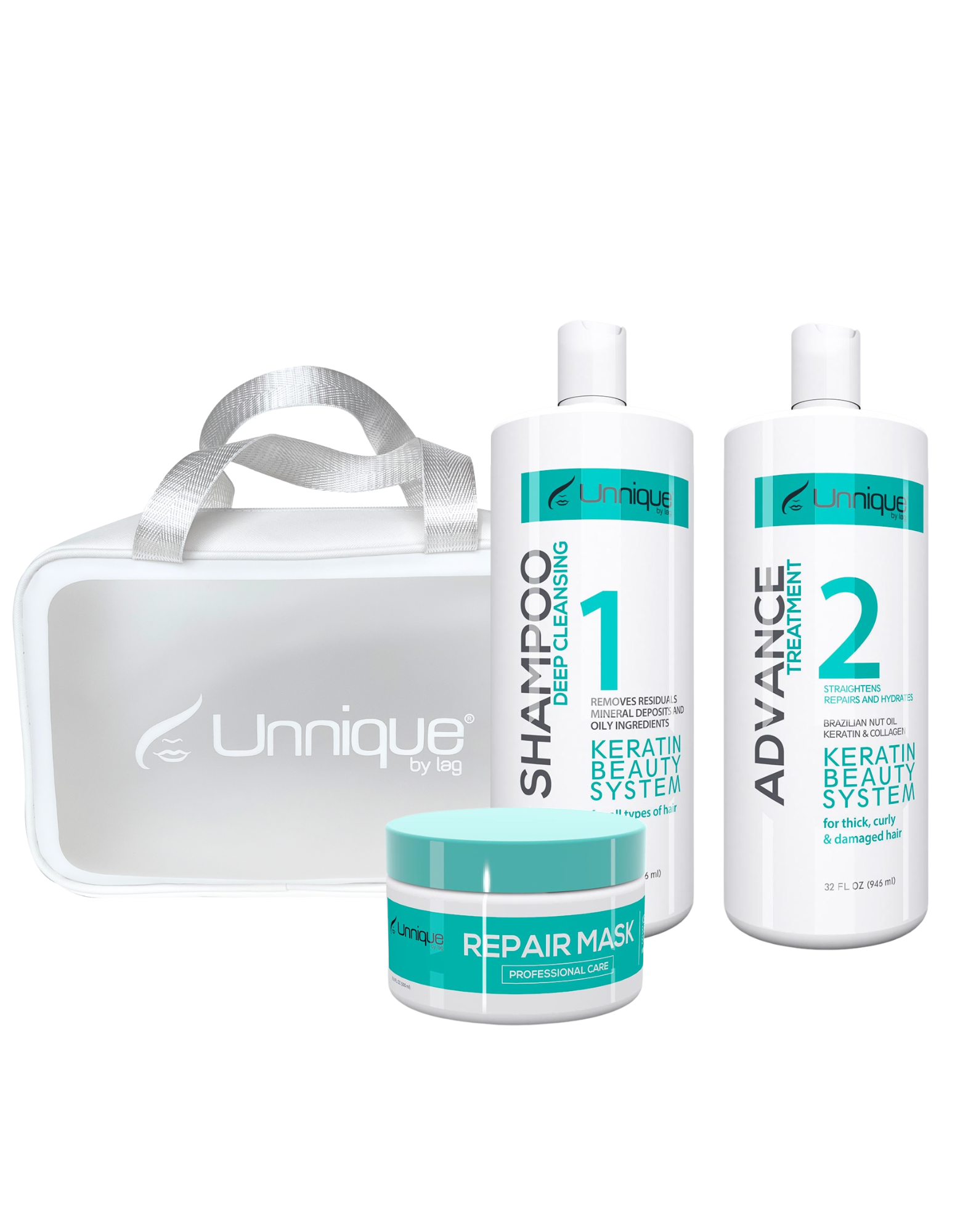 Unnique Advance Kit 32oz + Free Cosmetic Bag!!