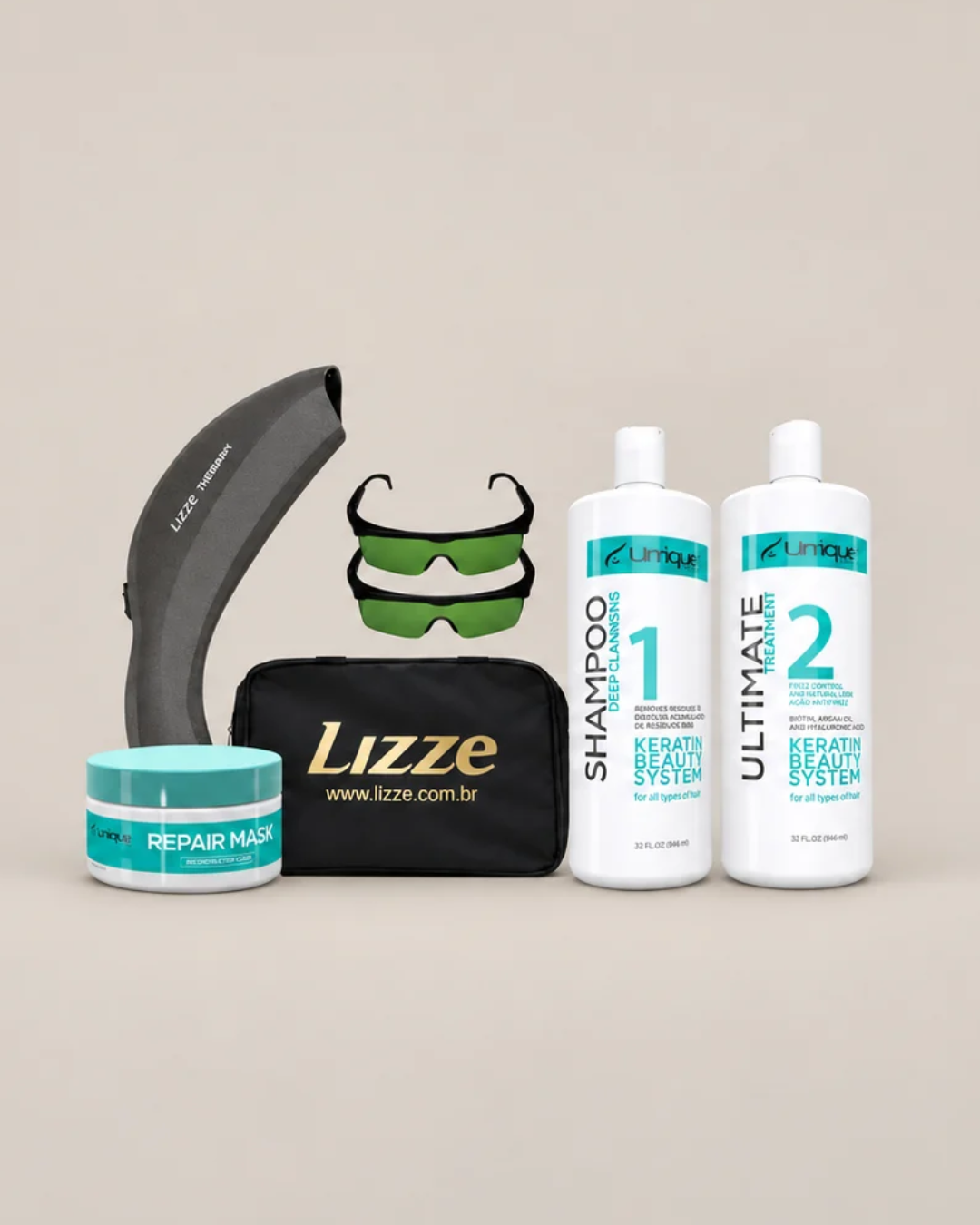 Kit de Queratina 32oz + Tratamiento LED
