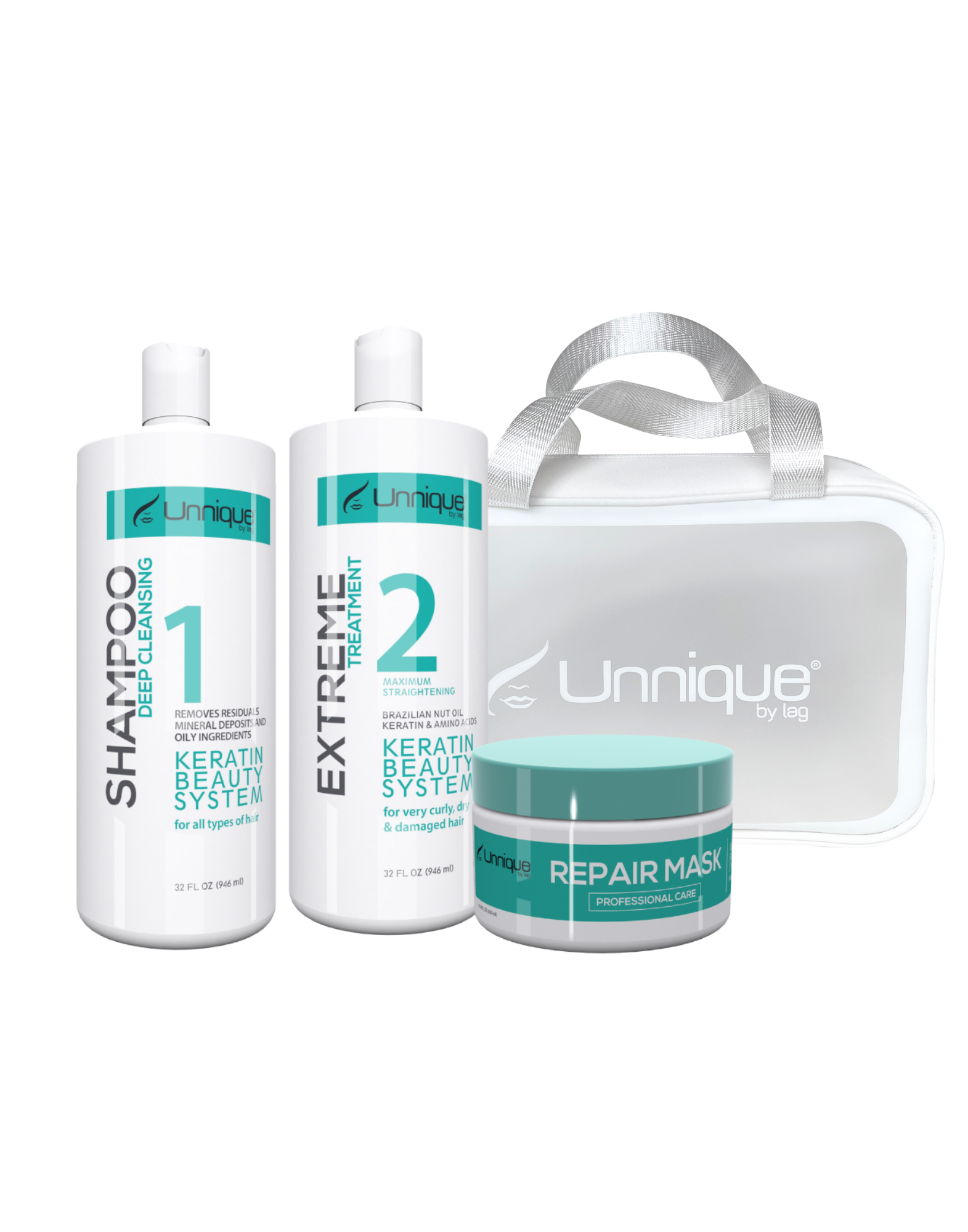Unnique Extreme Kit 32oz + Free Cosmetic Bag!!