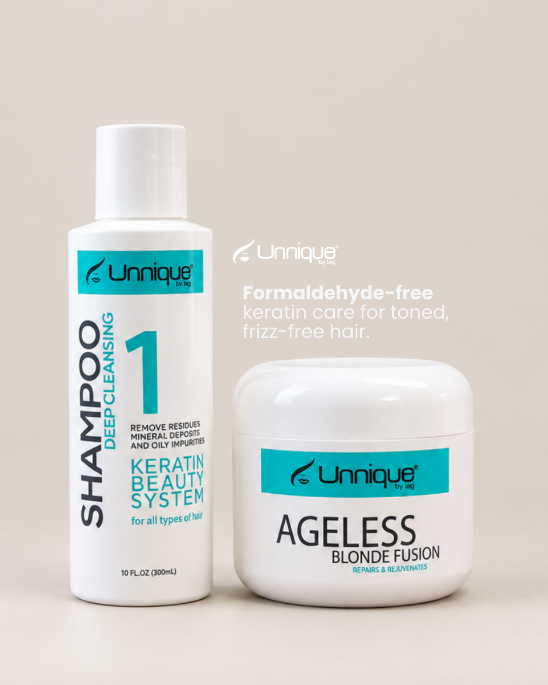 Unnique Ageless Blonde Hair Therapy Kit 4oz