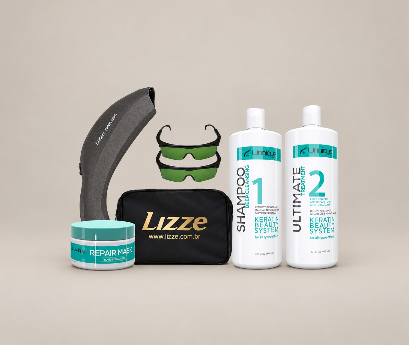 Kit de Queratina 32oz + Tratamiento LED