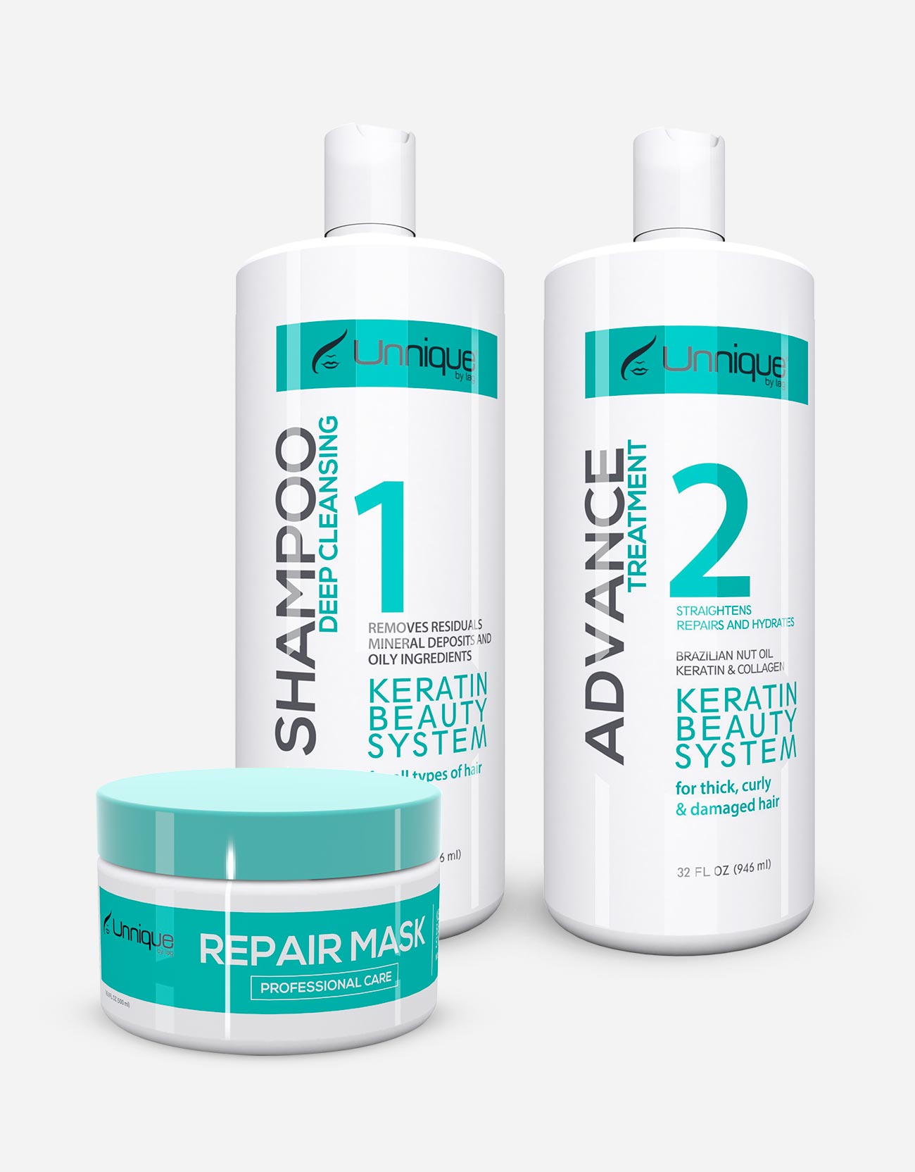 Unnique Advance Kit 32oz + Free Cosmetic Bag!!